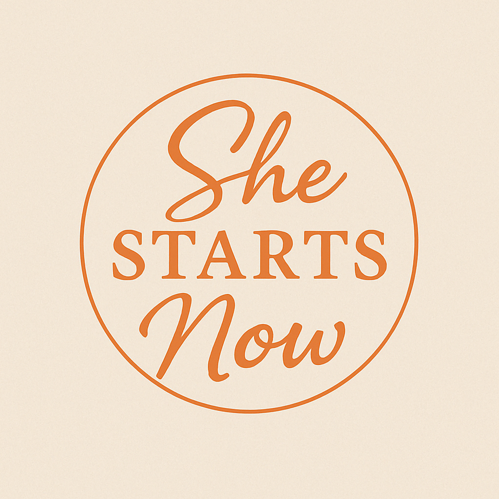 She starts now logo 2